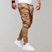 Men's Cargo Pants - Elastic Waist Workwear