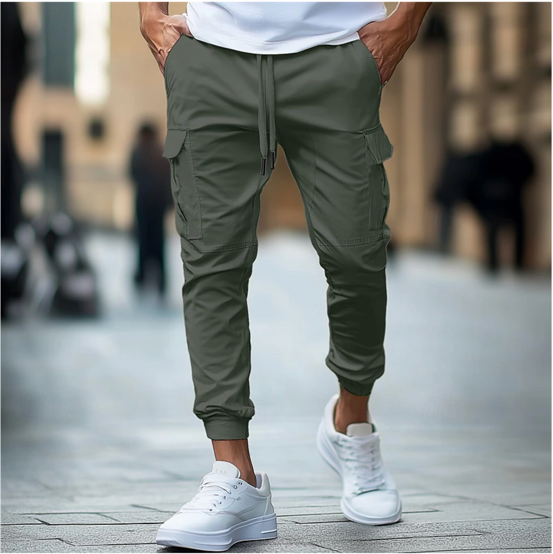 Men's Cargo Pants - Regular Fit Workwear - Green