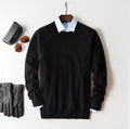 Men's Cashmere Crew Neck Sweater - Classic Knit