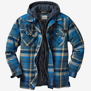 Men's Casual Jacket - Warm & Timeless Style - Blue