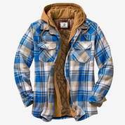 Men's Casual Jacket - Warm & Timeless Style - Light Blue