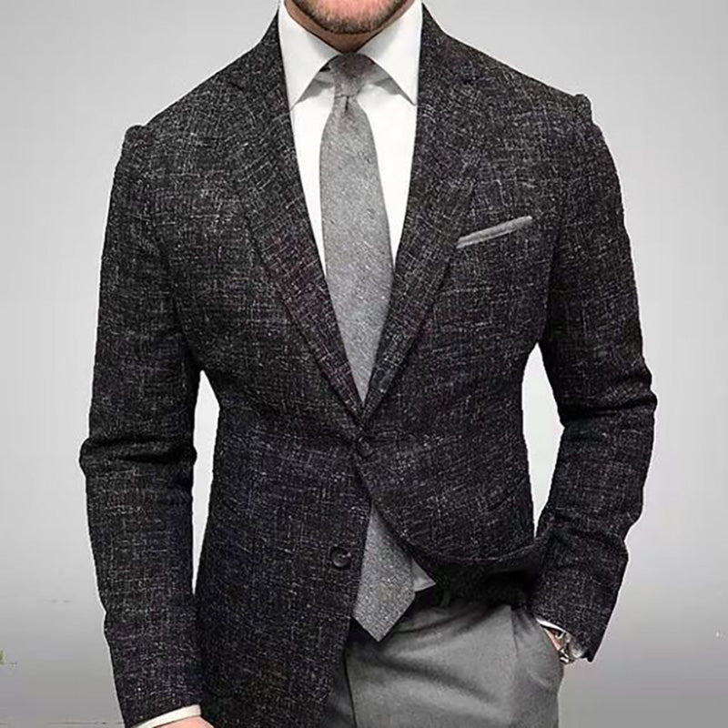 Men's Classic Blazer – Timeless Style & Comfortable Fit - Black
