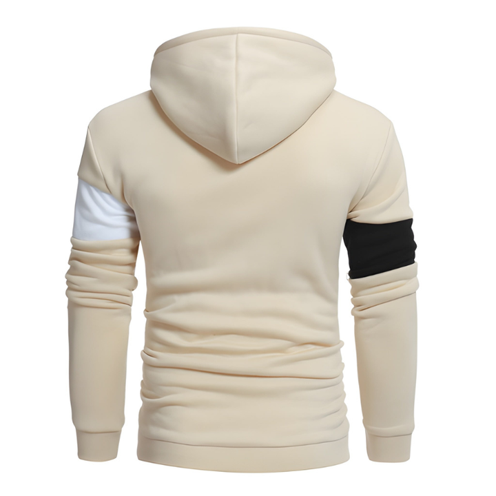 Men's Colorblock Hoodie - Warm Streetwear Sweater