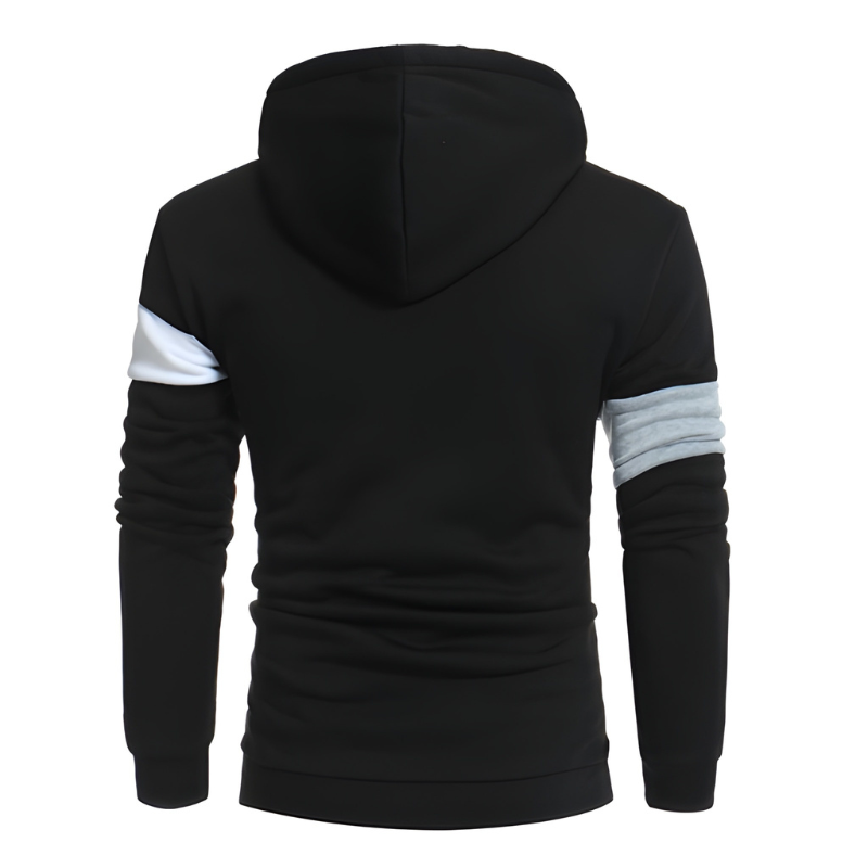 Men's Colorblock Hoodie - Warm Streetwear Sweater
