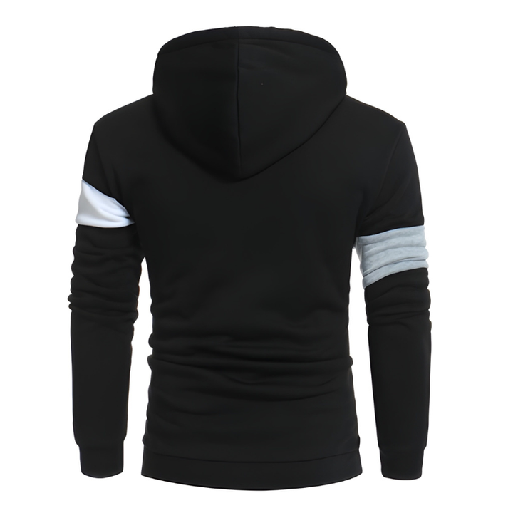 Men's Colorblock Hoodie - Warm Streetwear Sweater