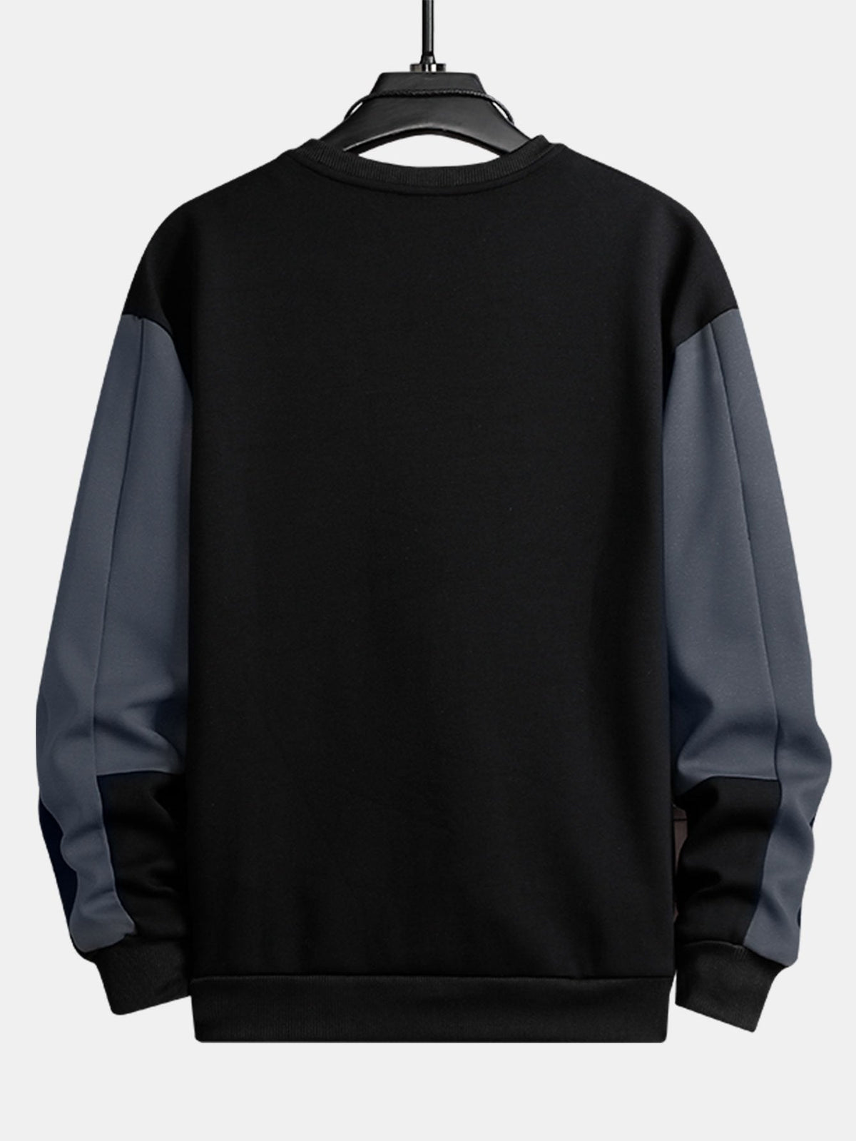 Men's Colour Block Crew Neck Sweatshirt – Relaxed Fit