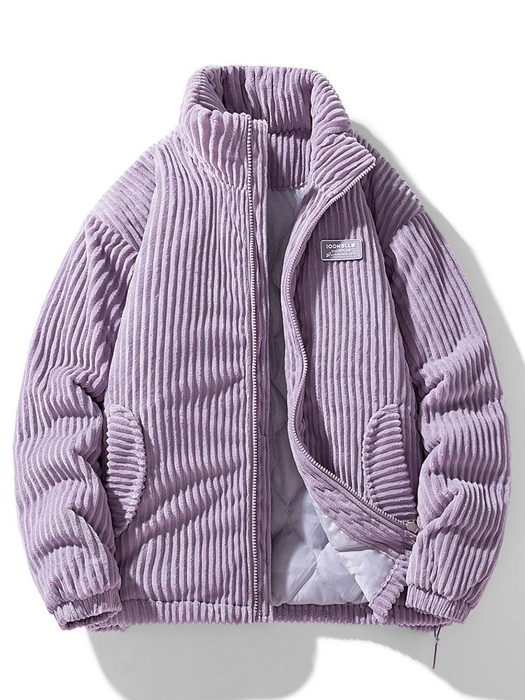 Men's Corduroy Jacket - Modern Tailored Fit - Purple