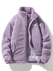 Men's Corduroy Jacket - Modern Tailored Fit - Purple