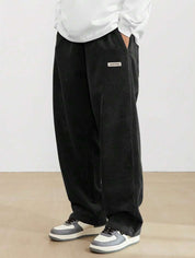 Men's Corduroy Pants - Loose-Fit Straight Leg