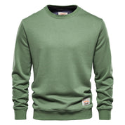 Men's Crew Neck Sweatshirt - Casual Comfort - Green