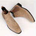 Men's Elastic Ankle Boots - Slip-On Comfort