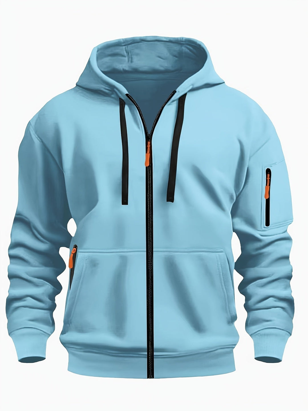 Men's Everyday Zip-Up Hoodie - Relaxed Fit