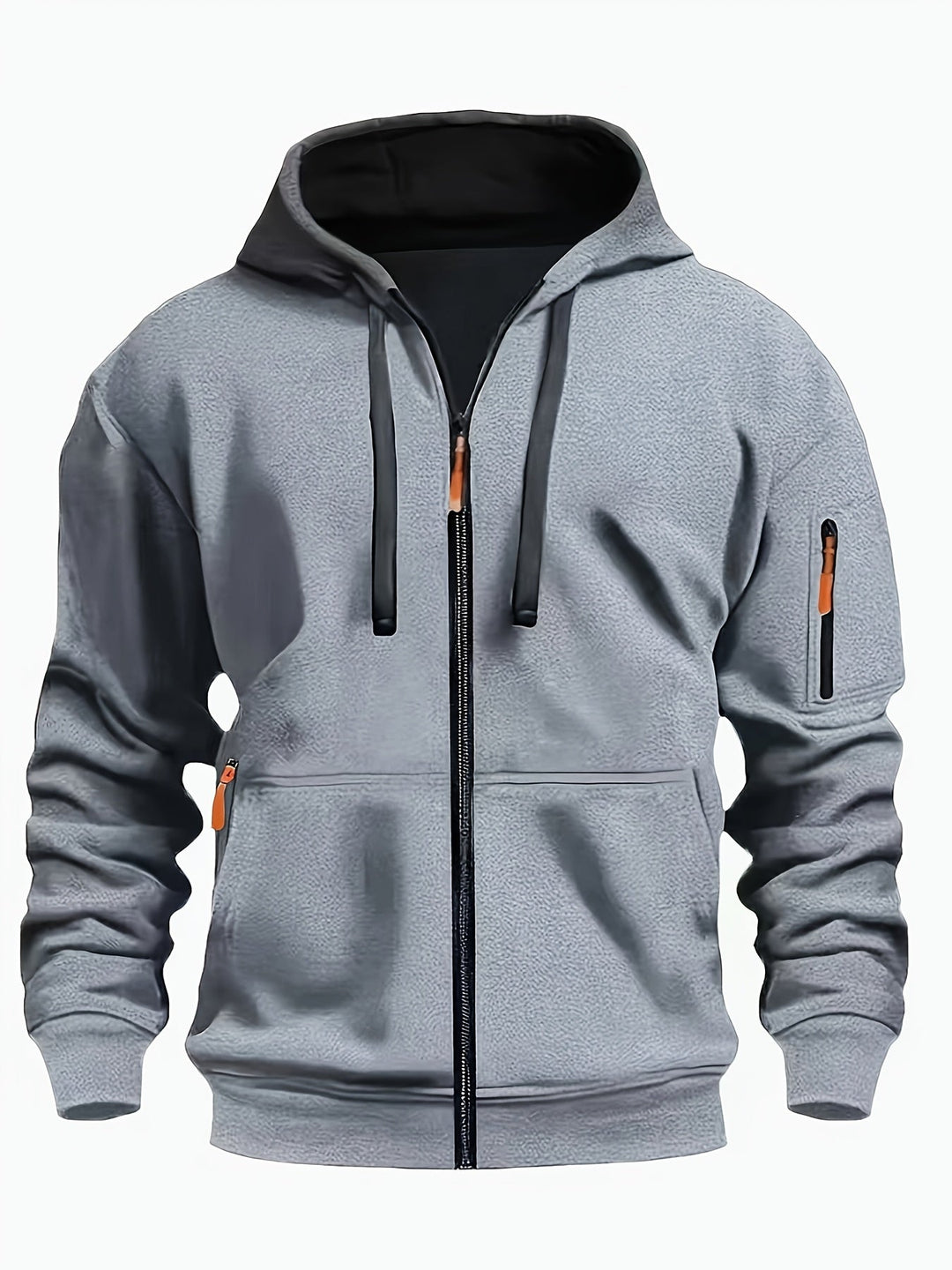 Men's Everyday Zip-Up Hoodie - Relaxed Fit