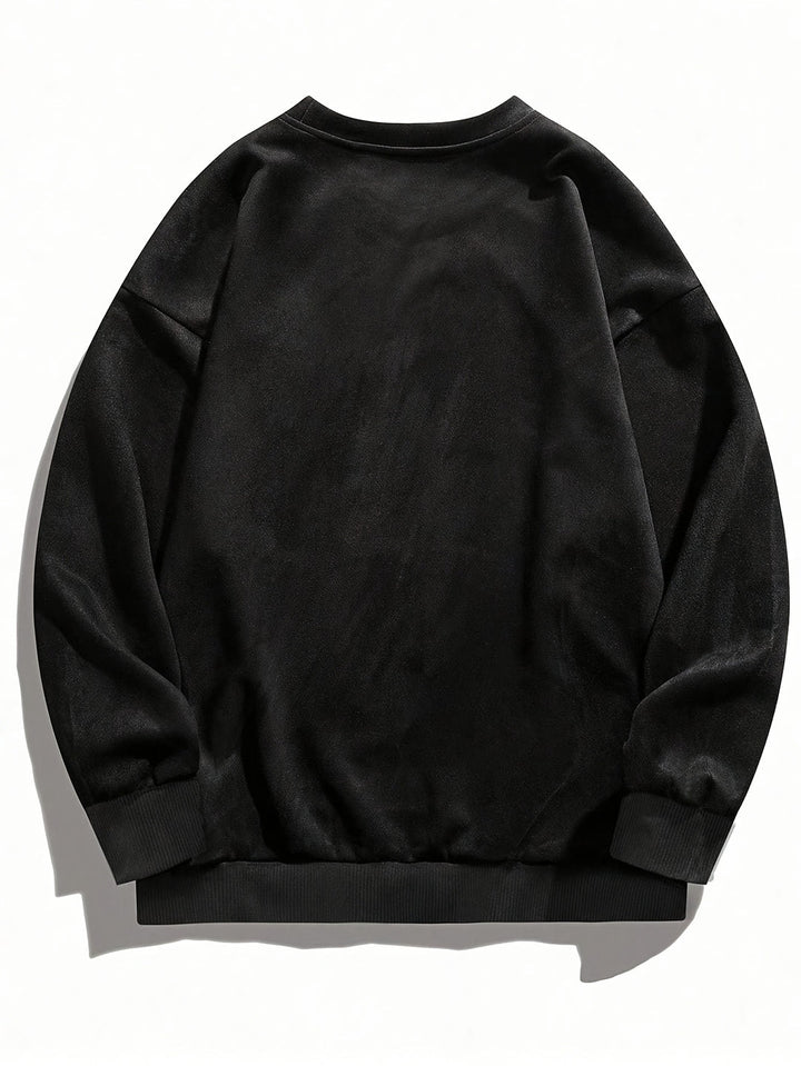Men's Fleece Sweatshirt - Classic Crew Neck