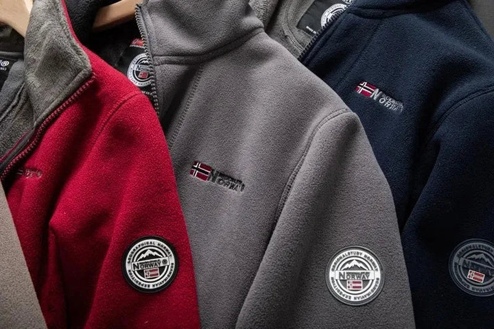 Men's Fleece Winter Jacket - Warm & Modern Fit