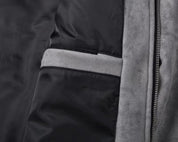 Men's Grey Zip Jacket - Timeless Winter Style