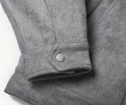 Men's Grey Zip Jacket - Timeless Winter Style