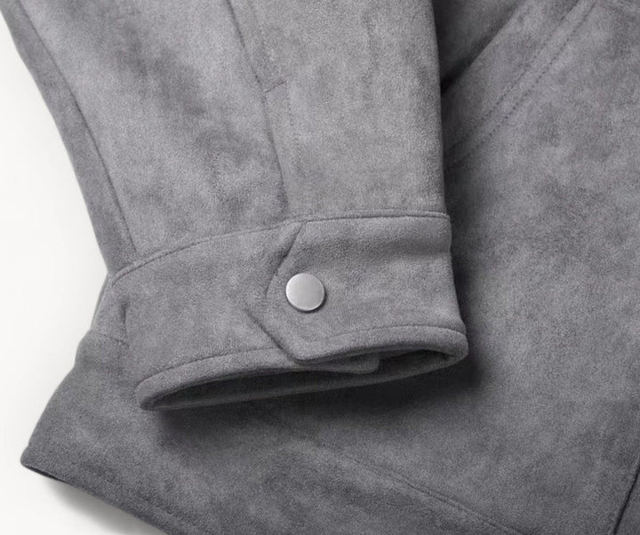 Men's Grey Zip Jacket - Timeless Winter Style
