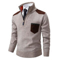 Men's Half Zip Sweater – Fine Knit Crewneck