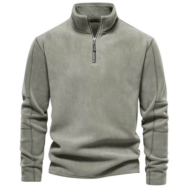 Men's Half-Zip Thermal Sweater - Warm Winter Knit