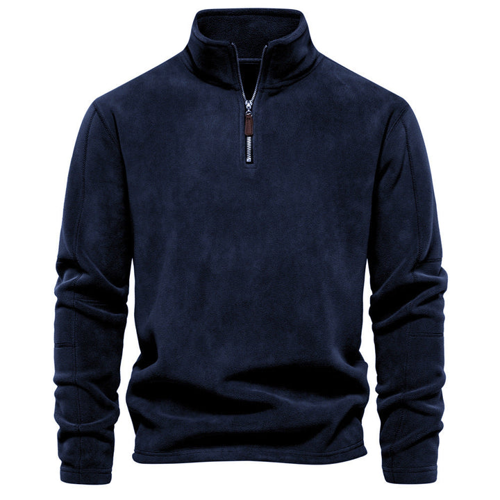 Men's Half-Zip Thermal Sweater - Warm Winter Knit