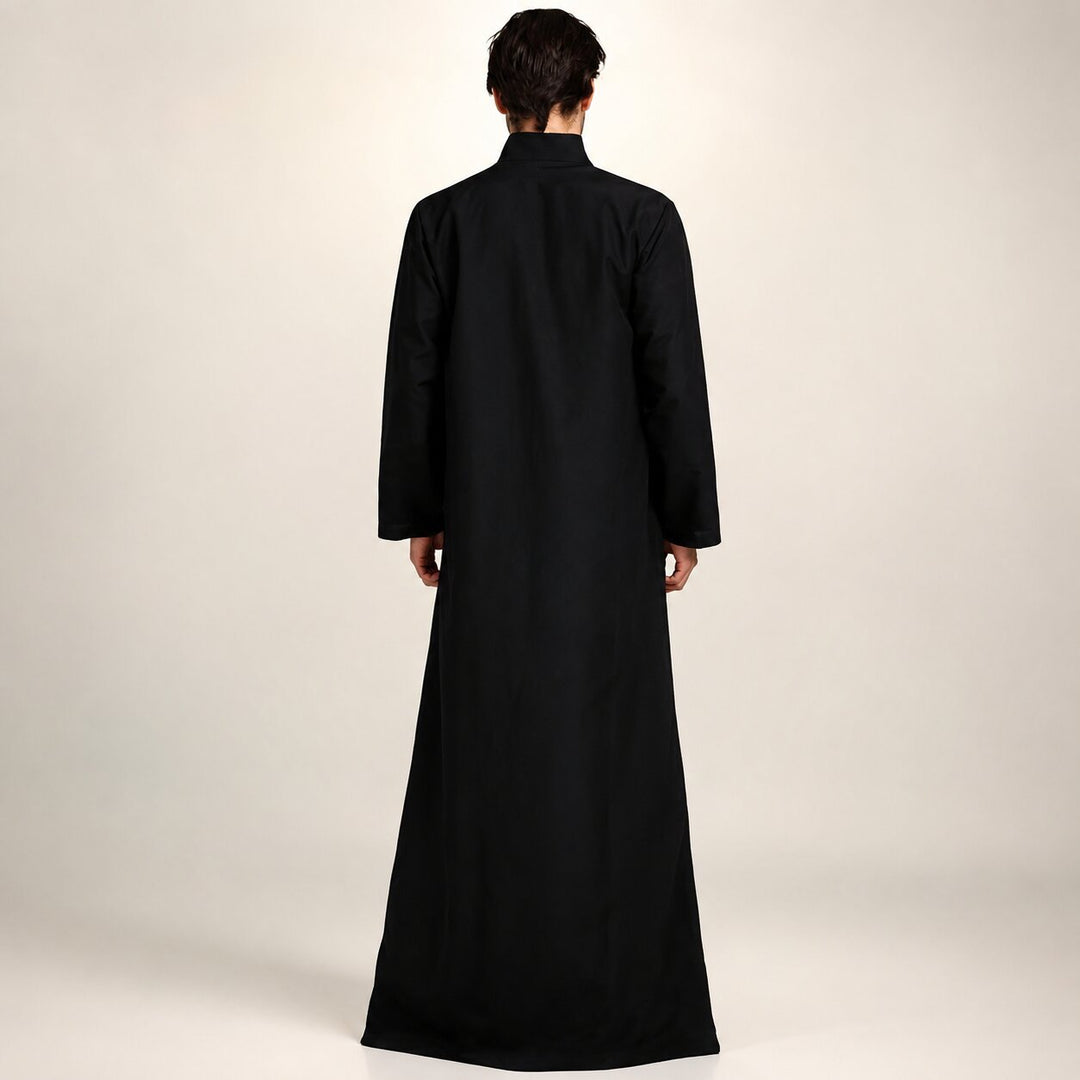 Men's Halloween Matrix Costume with Long Black Coat