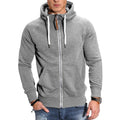 Men's Hooded Jacket with Pockets - Comfort Fit