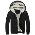Men's Hooded Puffer Jacket - Soft Fleece Winter Coat
