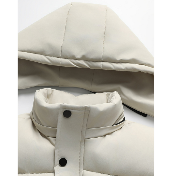 Men's Hooded Puffer Vest - Warm Winter Outdoor