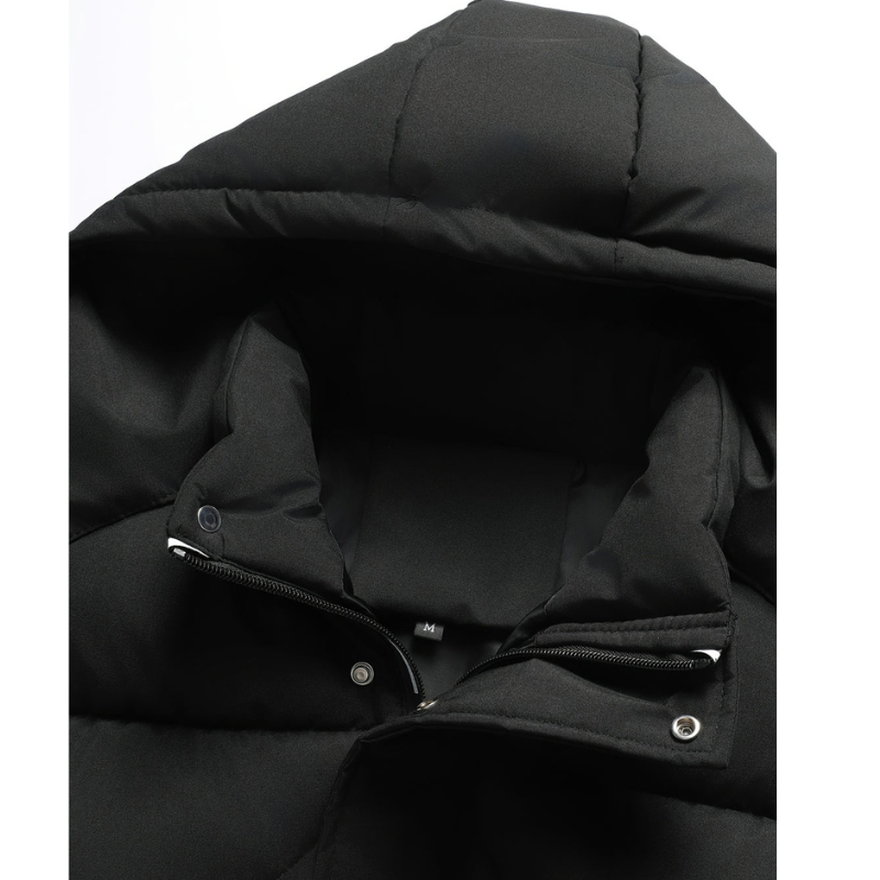 Men's Hooded Puffer Vest - Warm Winter Outdoor