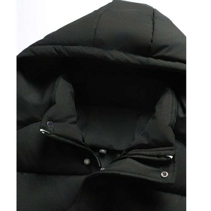 Men's Hooded Puffer Vest - Warm Winter Outdoor