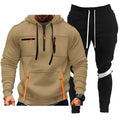 Men's Hoodie & Joggers Set - Athletic Training Suit