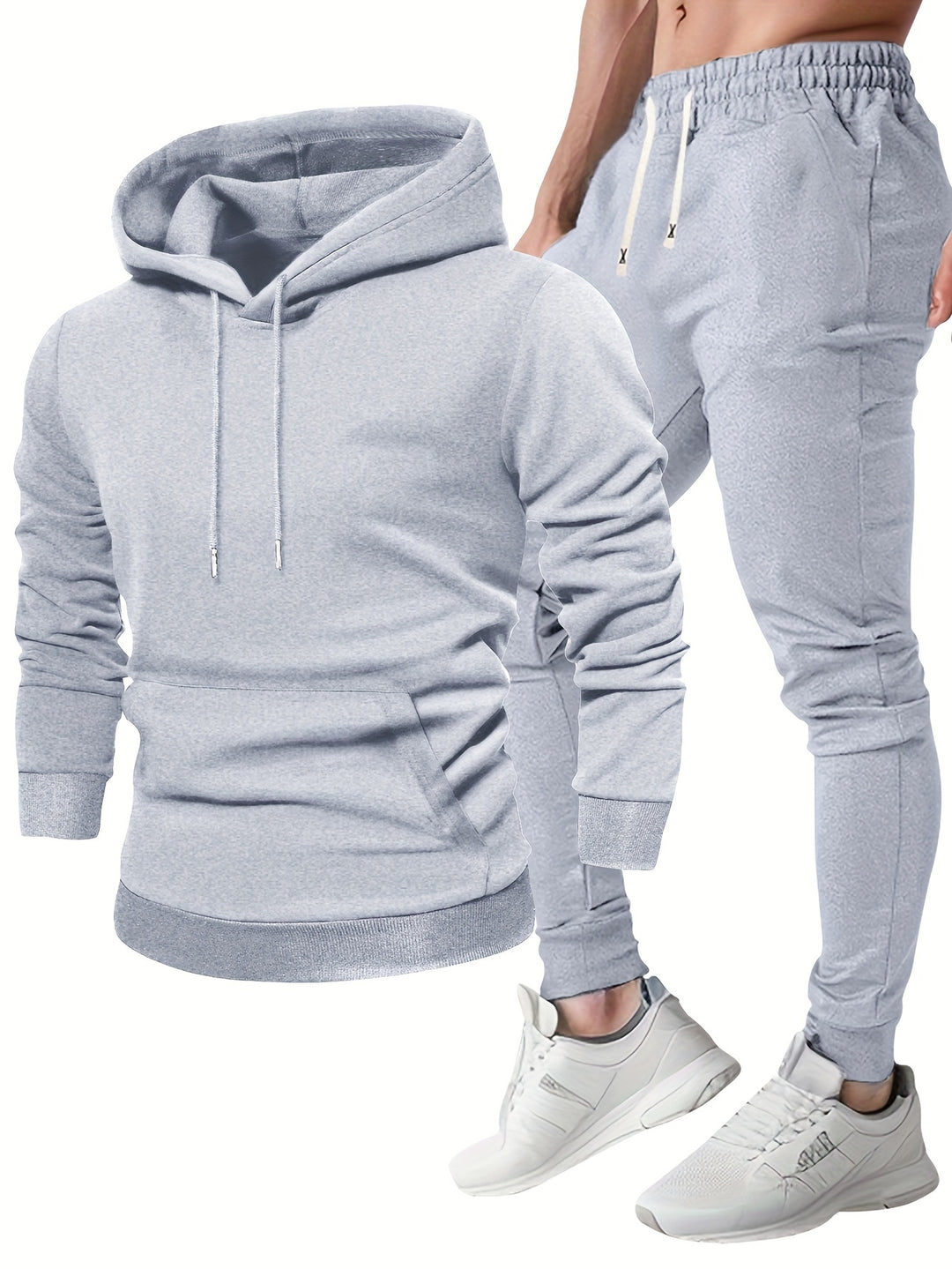 Men's Hoodie & Joggers Set - Comfortable Sportswear
