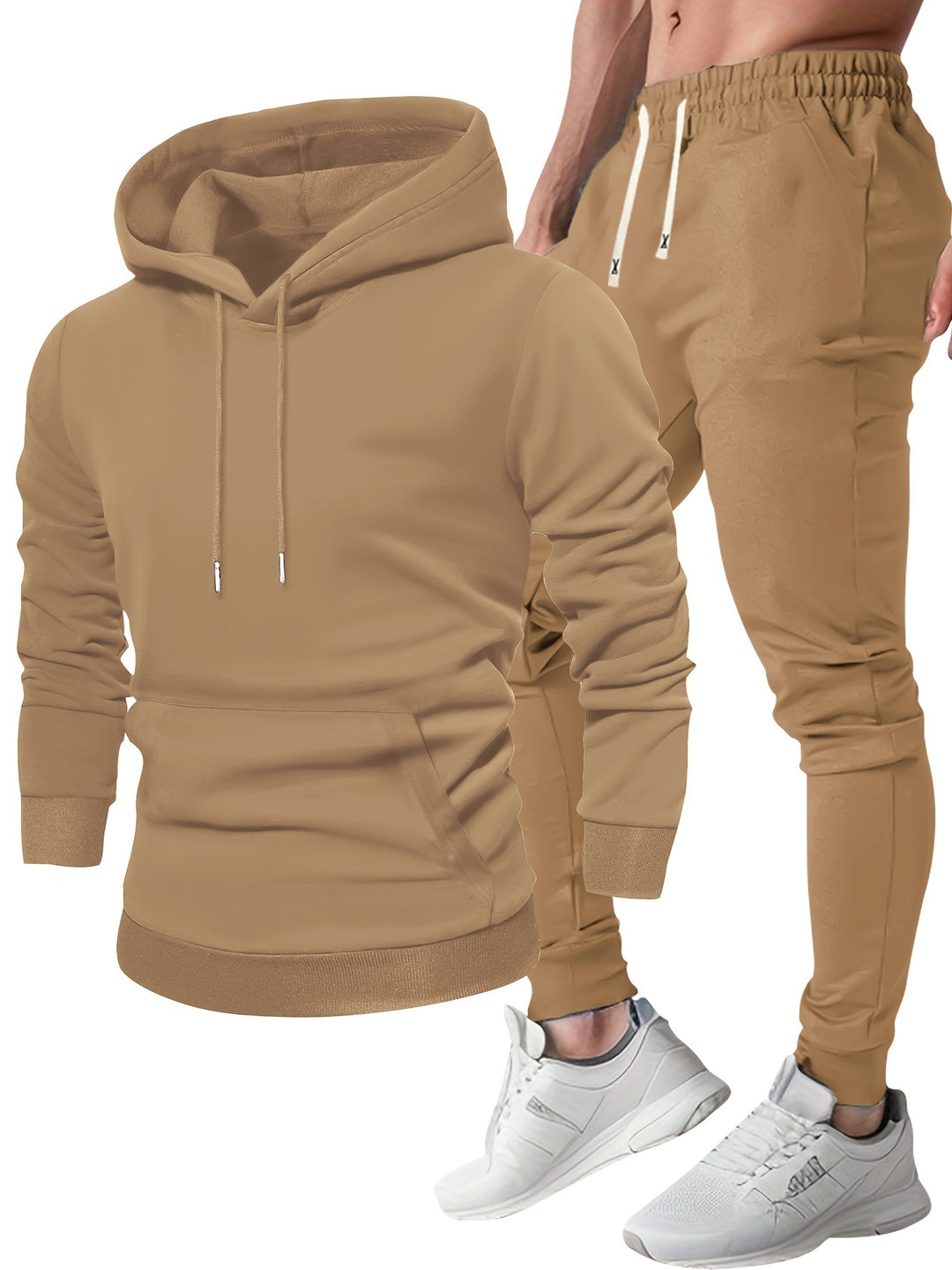 Men's Hoodie & Joggers Set - Comfortable Sportswear