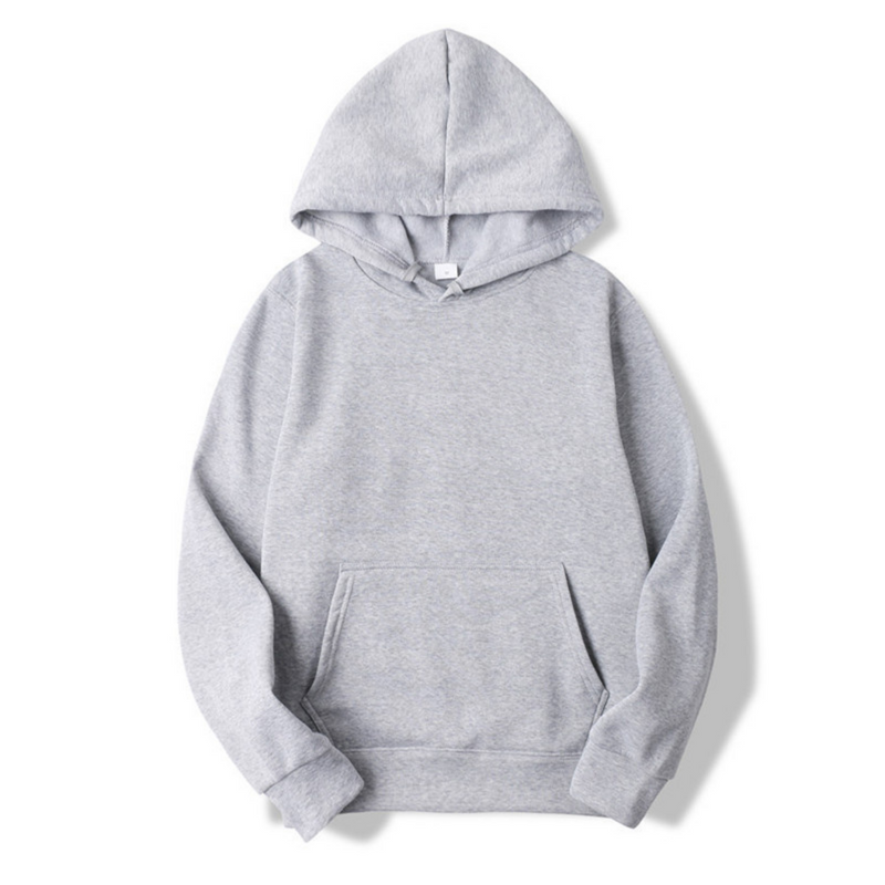 Men's Hoodie Sweatshirt - Comfort Fit - Grey
