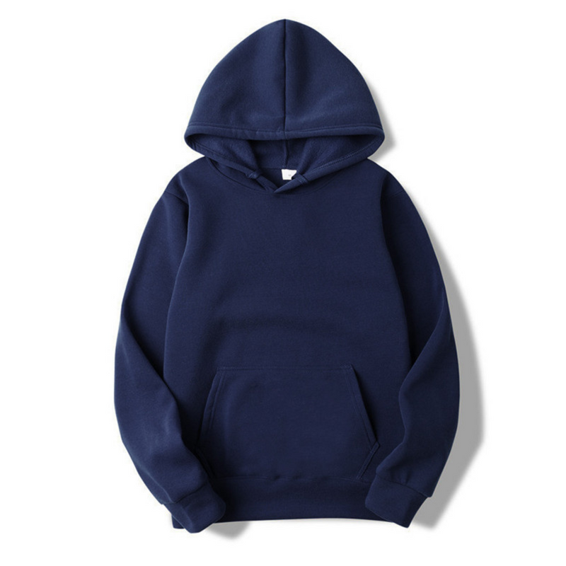 Men's Hoodie Sweatshirt - Comfort Fit - Navy