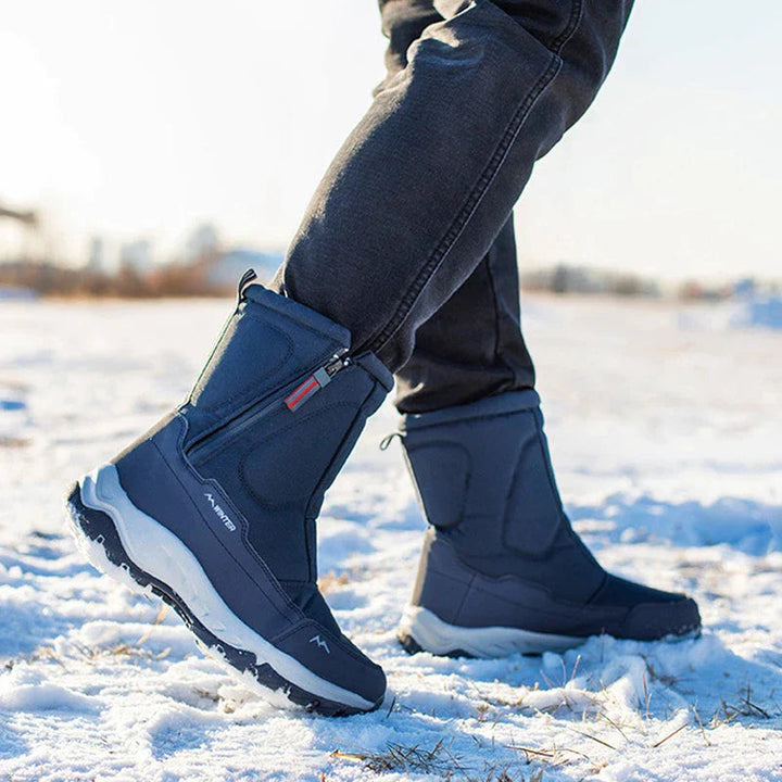 Men's Insulated Snow Boots - Waterproof Winter Footwear