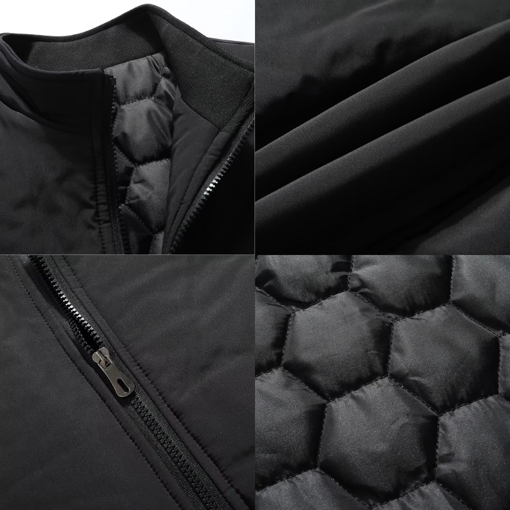 Men's Insulated Winter Jacket - Warm & Modern