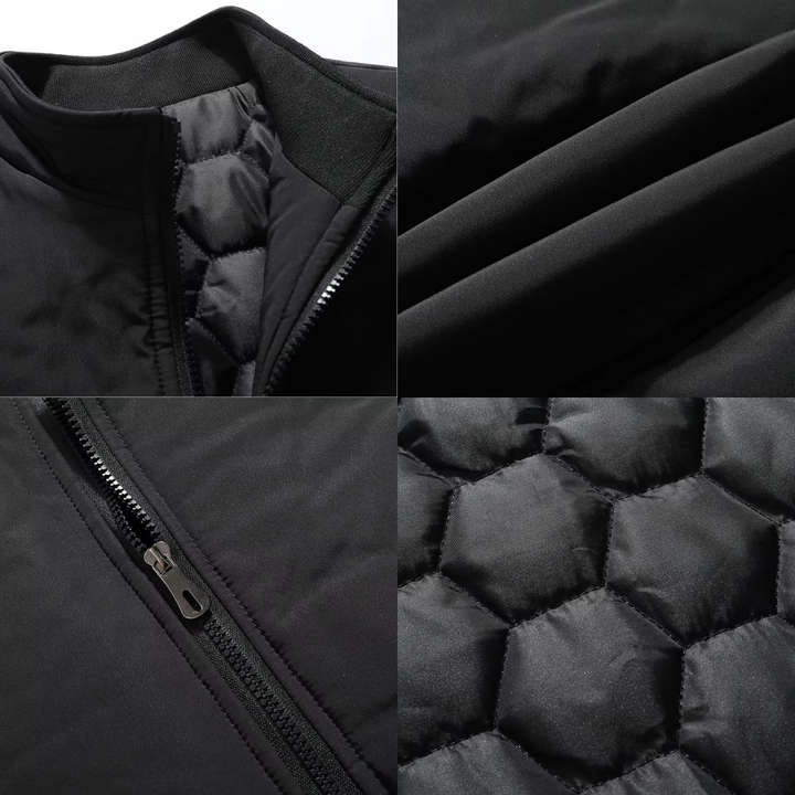 Men's Insulated Winter Jacket - Warm & Modern
