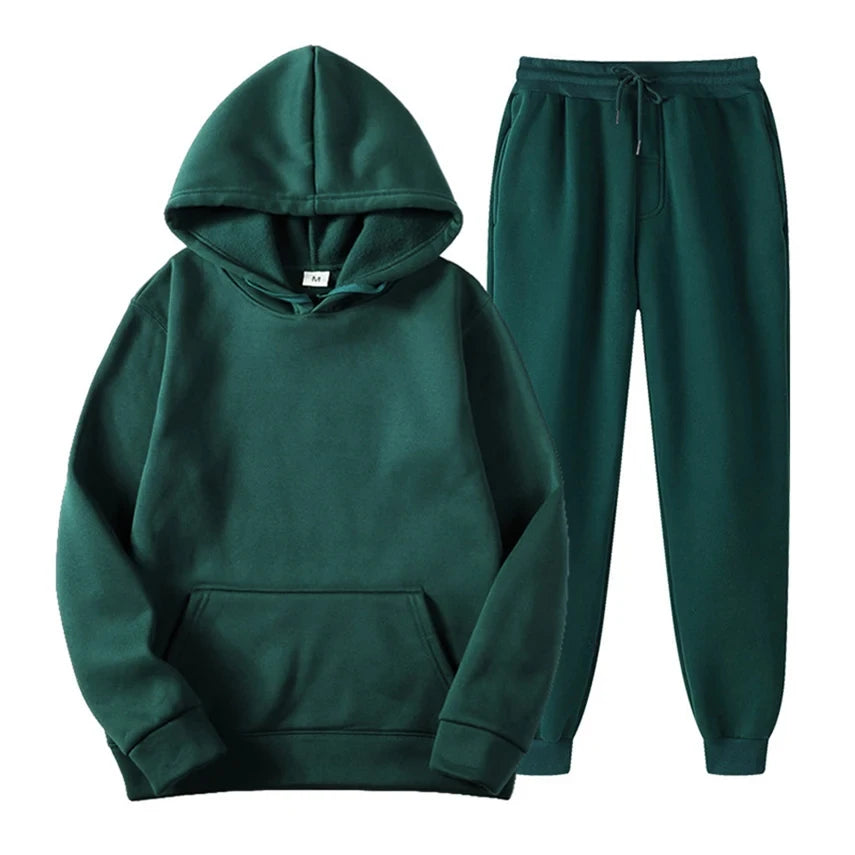 Men's Jogger Set - Relaxed Fit Comfort - Green
