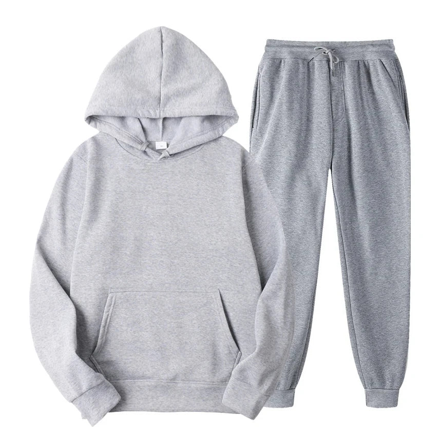 Men's Jogger Set - Relaxed Fit Comfort - Grey