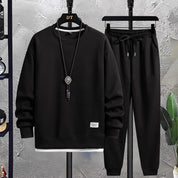 Men's Jogging Set - Relaxed Fit Comfort - Black