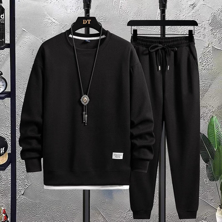 Men's Jogging Set - Relaxed Fit Comfort - Black