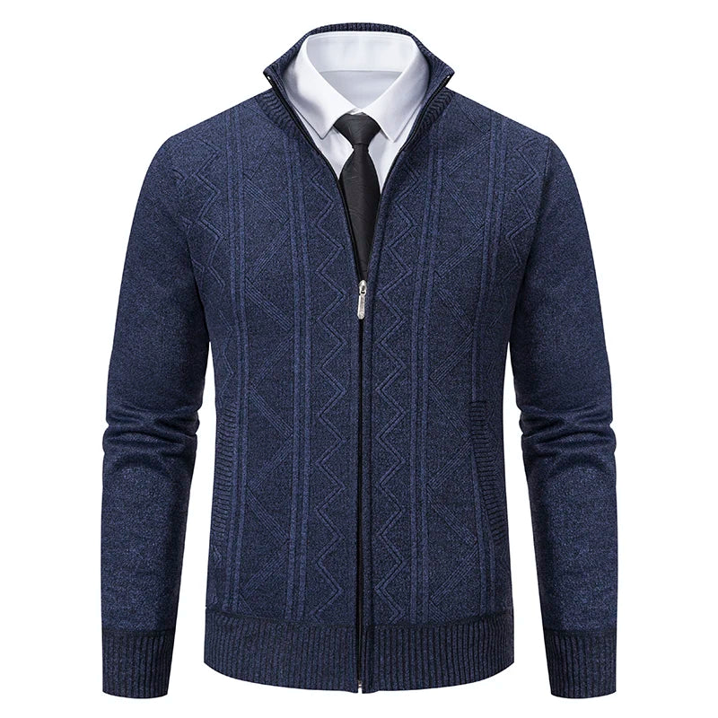 Men's Knit Cardigan Vest - Warm & Versatile