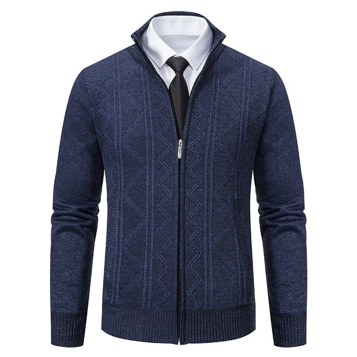 Men's Knit Cardigan Vest - Warm & Versatile