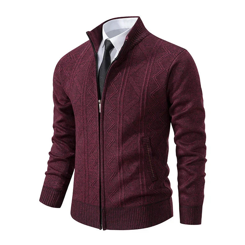 Men's Knit Cardigan Vest - Warm & Versatile