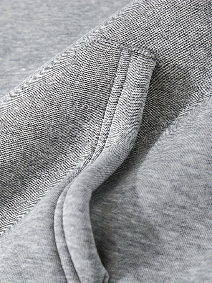 Men's Knit Hoodie with Faux Fur Lining - Warm Winter Casual