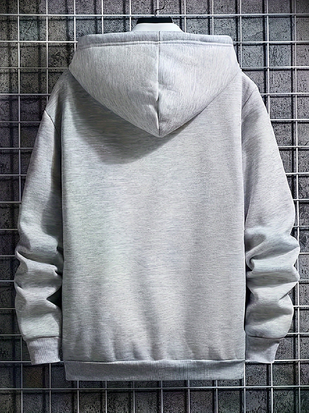 Men's Knit Hoodie with Faux Fur Lining - Warm Winter Casual