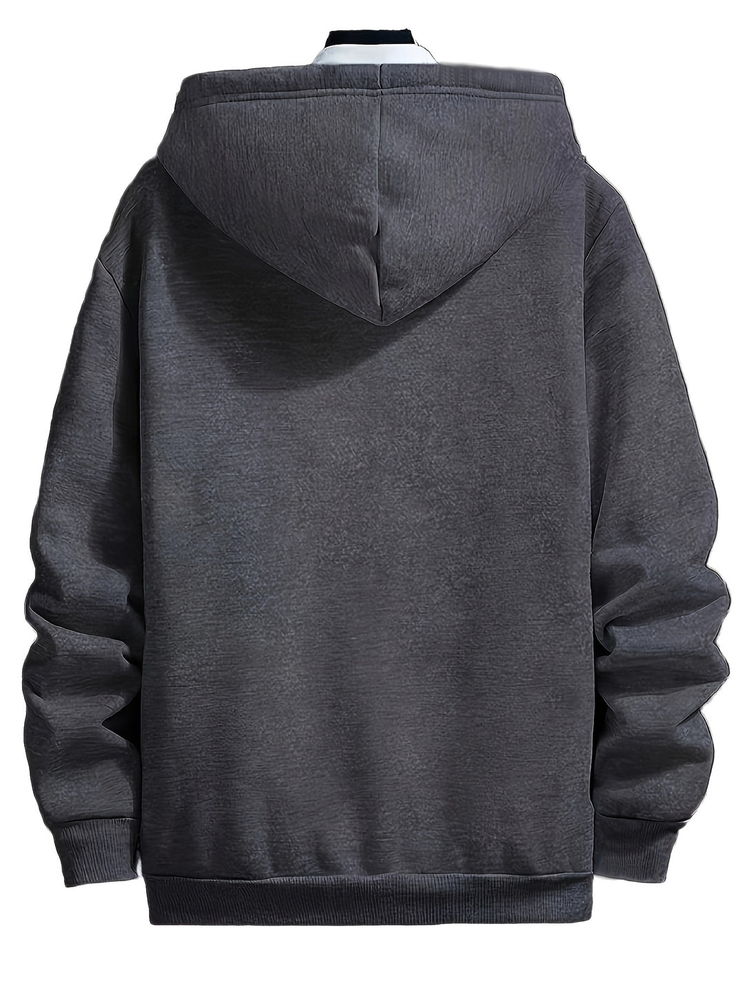 Men's Knit Hoodie with Faux Fur Lining - Warm Winter Casual