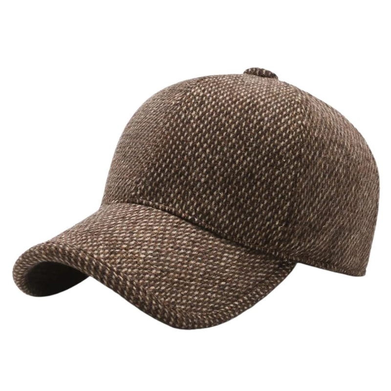 Men's Knit Winter Beanie - Warm Lined Casual Hat - Khaki